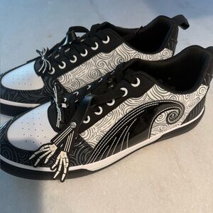Disney Black and White Nightmare Before Christmas Sneakers NWOT